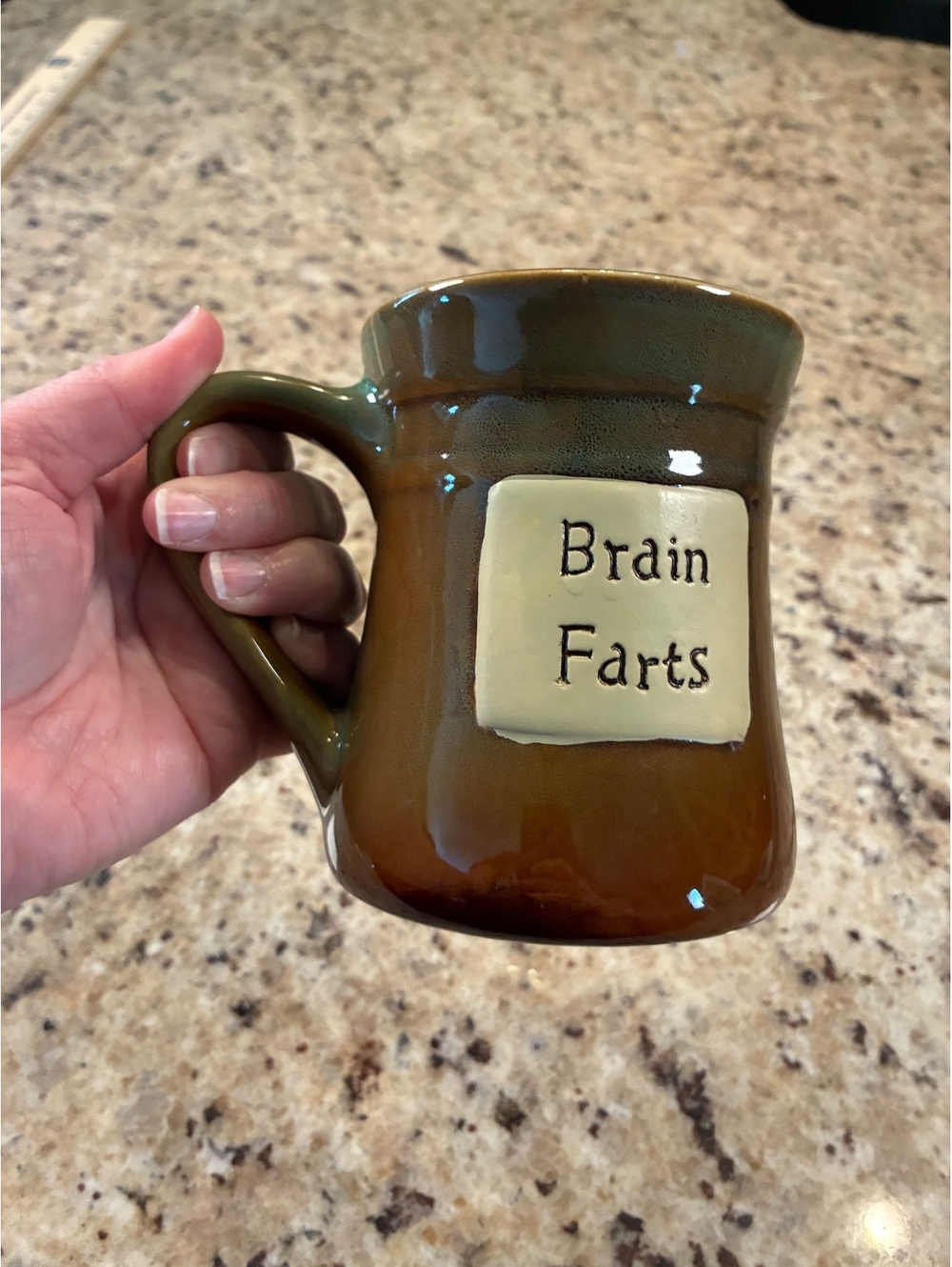 Brain Farts ceramic coffee mug